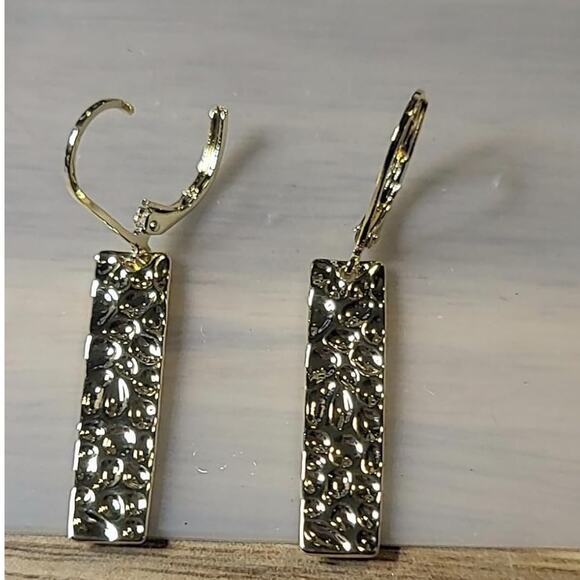 925 Sterling 14K Gold Plated French Leverback Dangle Earrings for Women - Picture 1 of 5